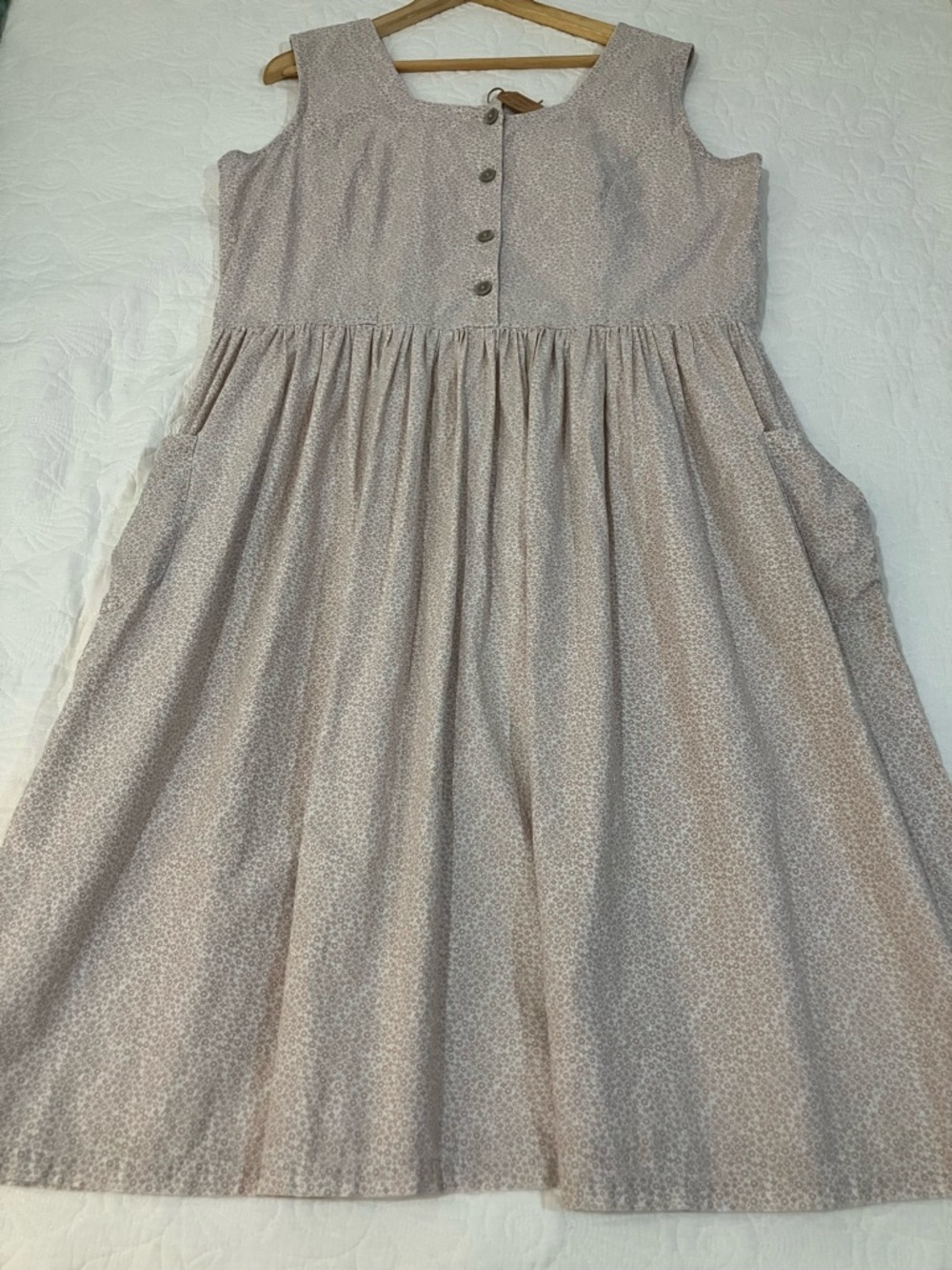 Cottage core woman vintage dress XL